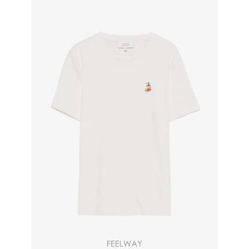26 FW 메종 키츠네 자수 티셔츠 QW00109KJ7026 TP455781808