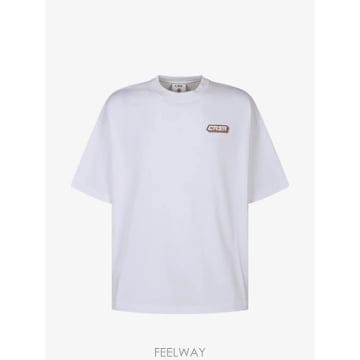 26 FW 카사블랑카 까사 레이싱 로고 패치 티셔츠 MAW26JTS078 TP459238365