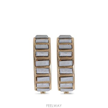 26 FW 디케이앤와이 바게트 컷 장식 이어링 04G00920 TP454984179