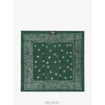 26 FW 돌체앤가바나 페이즐리 프린트 스퀘어 스카프 DG0957510117706 TP455135846