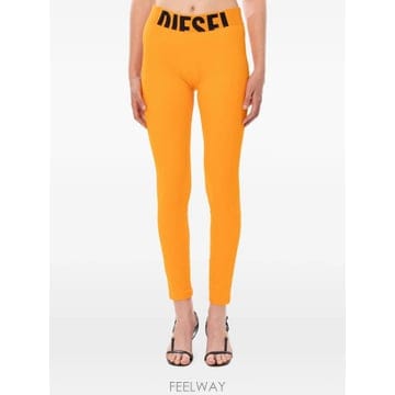 Diesel 26 FW ���� microfibre leggings with cut off logo A182790PLAR T26 FW ���� microfibre leggings with cut off logo A1827