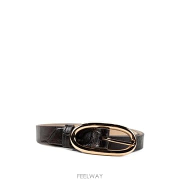 26 FW 토리버치 croc effect buckle belt 183037 TP459236889