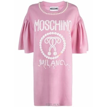 Moschino 26 FW ��Ű�� �� ��� Ƽ���� �巹�� A04335425 TP45904969726 FW ��Ű�� �� ��� Ƽ���� �巹�� A04335425 TP45904
