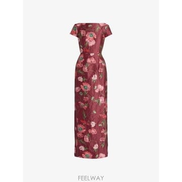 ERDEM 26 FW ������ floral print gown PF26G7752406002 TP45513330226 FW ������ floral print gown PF26G7752406002 TP45513