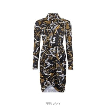 Moschino 26 FW ��Ű�� �巹���� ����Ʈ �̴� �巹�� A04045557 TP45922753126 FW ��Ű�� �巹���� ����Ʈ �̴� �巹�� A04045557 T