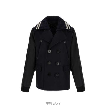 26 FW 디스퀘어드2 하이브리드 더블 브레스티드 코트 S74AA0331S53003 TP455131981