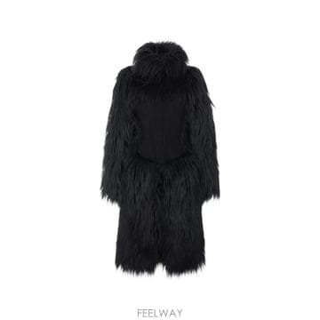 26 FW Elisabetta Franchi 뷔스티에 퍼 이펙트 코트 CP05A67E2 TP457785247