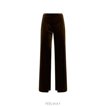 | Other Brand | 26 FW Blanca Vita velvet effect flared trousers POLDER7544 T26 FW Blanca Vita velvet effect flared trousers POLDER
