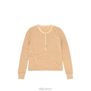 | Other Brand | 26 FW Fortela Coralie Serafino silk trim long sleeve T shirt26 FW Fortela Coralie Serafino silk trim long sleeve T