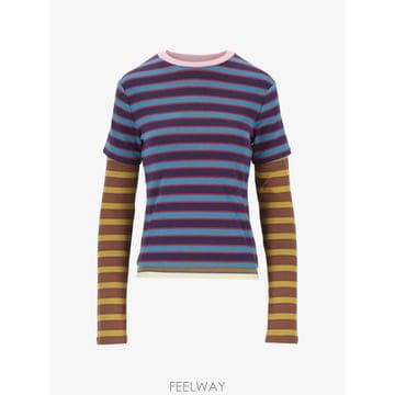 STAUD 26 FW ��Ÿ��� Dillon striped long sleeve T shirt R26F5121TE TP426 FW ��Ÿ��� Dillon striped long sleeve T shirt R26F