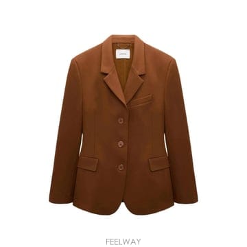 | Other Brand | 26 FW Dorothee Schumacher single breasted tailored blazer 6426 FW Dorothee Schumacher single breasted tailored bla