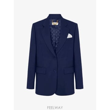 Elisabetta Franchi 26 FW Elisabetta Franchi jacket in gabardine fabric GI27766E26 FW Elisabetta Franchi jacket in gabardine fabric GI