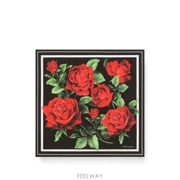 26 FW 돌체앤가바나 로즈 프린트 실크 트윌 스카프 50X50 FN093RGDDW2 TP457817725