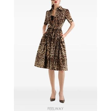 Dolce&Gabbana 26 FW ��ü�ذ��ٳ� ���� ����Ʈ ���ø� ���� �巹�� F6AGMTHS5E3 TP45630746426 FW ��ü�ذ��ٳ� ���� ����Ʈ ���ø� ���� �巹�� F6AG