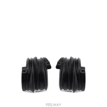 26 FW Elisabetta Franchi 스파이럴 디자인 엠보스드 이어링 OR02A63E2 TP45922