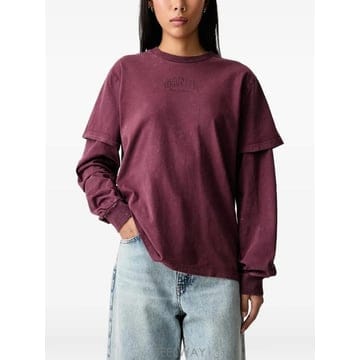 GANNI 26 FW ���� double sleeve sweatshirt A1050266 TP45929832226 FW ���� double sleeve sweatshirt A1050266 TP4592983