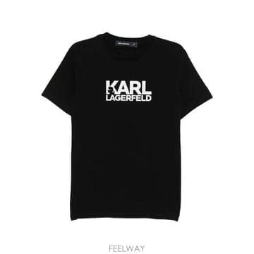 26 FW 칼라거펠트 로고 프린트 티셔츠 755087554235910 TP459165632