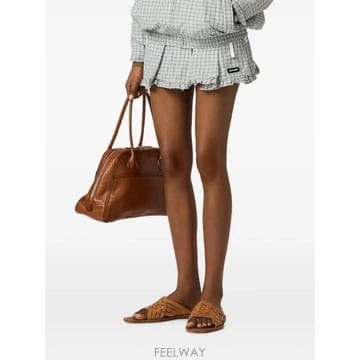 Miu Miu 26 FW �̿�̿� �ø��� ���� �̴� ��ĿƮ MG2689SOOO196L TP45512312526 FW �̿�̿� �ø��� ���� �̴� ��ĿƮ MG2689SOOO196L 