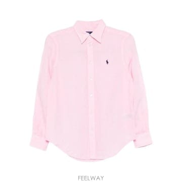 26 FW 폴로 랄프로렌 로고 자수 리넨 셔츠 211970730514 TP456926571