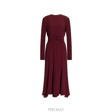 Alberta Ferretti 26 FW �˺���Ÿ�䷹Ƽ �ָ� ���̽�Ʈ ��Ҹ� �̵� �巹�� AEF262U04106627 TP45512131626 FW �˺���Ÿ�䷹Ƽ �ָ� ���̽�Ʈ ��Ҹ� �̵� �巹�� 
