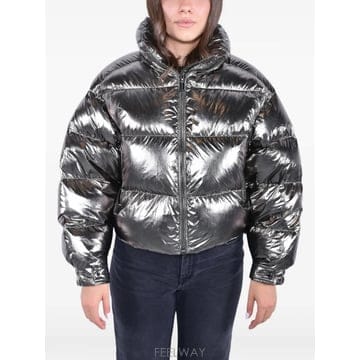 26 FW 마이클코어스 메탈릭 나일론 시레 패딩 재킷 MF520ITFFG TP459223597