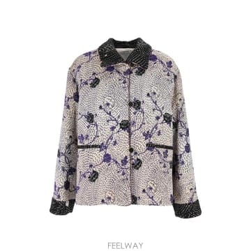 26 FW Forte Forte 체리 블라썸 자카드 니트 재킷 15006MYCOAT TP459223142