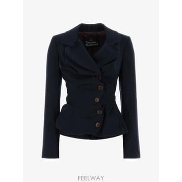 ViVienne westwood 26 FW ���ȿ���Ʈ��� asymmetric fastening blazer 1401006CW01IOK TP26 FW ���ȿ���Ʈ��� asymmetric fastening blazer 140