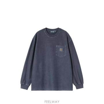 26 FW 칼하트 가먼트 다이 체스트 포켓 티셔츠 I036862 TP455646908
