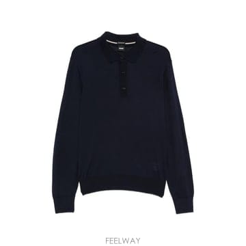 26 FW 보스 폴로 칼라 긴소매 스웨터 50565503 TP457410918
