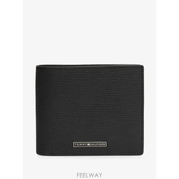 26 FW 타미힐피거 logo plaque bifold wallet AM0AM14784 TP459295307