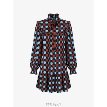 Valentino 26 FW �߷�Ƽ�� ����ٴ� ��ī ��Ʈ ���� �巹�� BVAM204JC TP45740972026 FW �߷�Ƽ�� ����ٴ� ��ī ��Ʈ ���� �巹�� BVAM204J