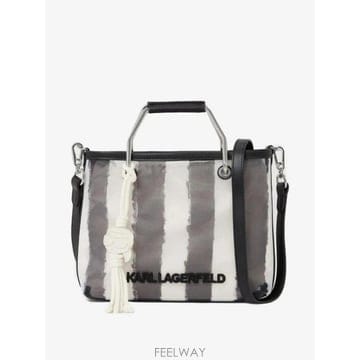 26 FW 칼라거펠트 아이콘 메시 토트 백 B2W300742NE TP456643416