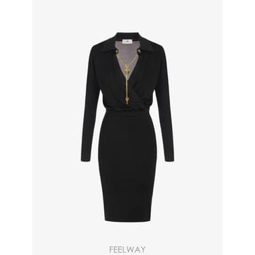 Elisabetta Franchi 26 FW Elisabetta Franchi �־� ü�� ���ڽ� �� �巹�� AM19S66E2 TP45892726 FW Elisabetta Franchi �־� ü�� ���ڽ� �� �巹�� 
