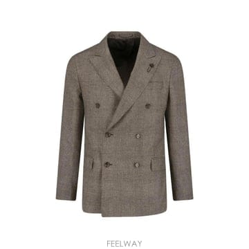 Lardini 26 FW �󸣵�� X ���� ������ ���� ������ üũ ���� �극��Ƽ�� ��Ŷ CN520AEFSP23464S T26 FW �󸣵�� X ���� ������ ���� ������ üũ ���� ��