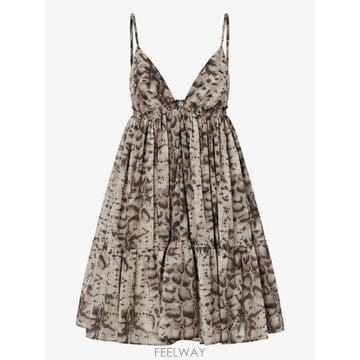PINKO 26 FW PINKO �Ƶ��� Ƽ��� �ִϸ� ����Ʈ �̴� �巹�� 106917A3AP TP45689230426 FW PINKO �Ƶ��� Ƽ��� �ִϸ� ����Ʈ �̴� �巹�� 