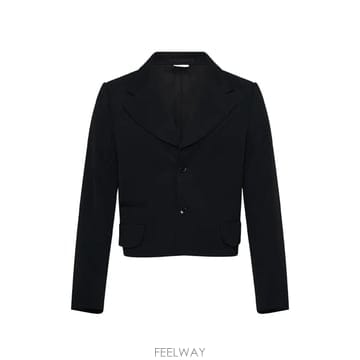 Comme des Garcons 26 FW �ĵ������� notched lapels cropped blazer PQJ049 TP45922094026 FW �ĵ������� notched lapels cropped blazer PQJ049 