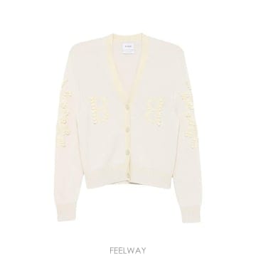 | Other Brand | 26 FW Barrie logo embroidered V neck cardigan C104216W9235 T26 FW Barrie logo embroidered V neck cardigan C104216W