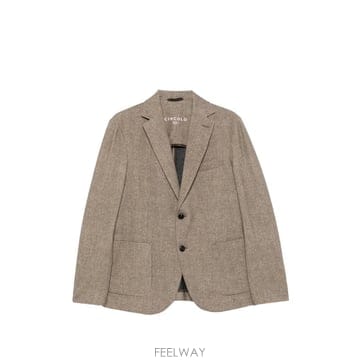 | Other Brand | 26 FW Circolo 1901 herringbone pattern single breasted blaze26 FW Circolo 1901 herringbone pattern single breasted