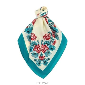 26 FW PINKO 로고 플로럴 프린트 스카프 106656A38I TP456874744