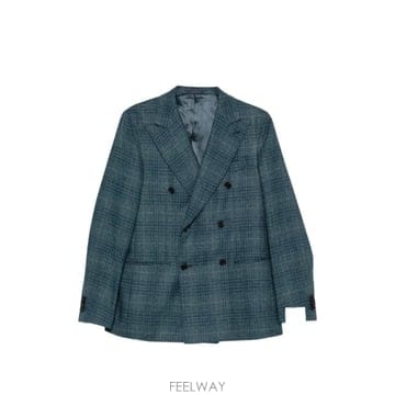 | Other Brand | 26 FW Caruso double breasted checked blazer 510255ASM2JD611H26 FW Caruso double breasted checked blazer 510255ASM2