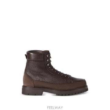 26 FW 브루넬로 쿠치넬리 그레인 레더 스웨이드 부츠 MZUNSMQ677COL80 TP458925205
