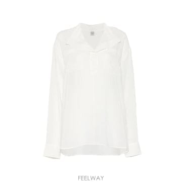 26 FW 토템 오버랩 칼라 블라우스 262WRT0675FB0480106 TP458925069