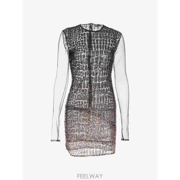 | Other Brand | 26 FW Just Cavalli sequin embellished animal pattern mini dr26 FW Just Cavalli sequin embellished animal pattern m