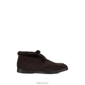 | Other Brand | 26 FW Doucals shearling trim suede desert boots DD8968JOANUM26 FW Doucals shearling trim suede desert boots DD8968