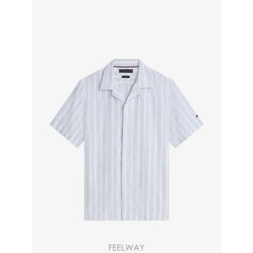 26 FW 타미힐피거 스트라이프 반소매 셔츠 MW0MW42457 TP457851222