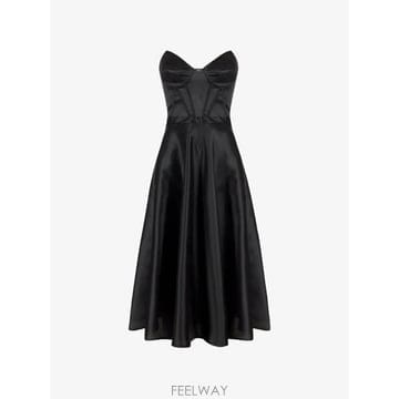 26 FW Elisabetta Franchi 가자르 패브릭 드레스 AB96767E2 TP458923955