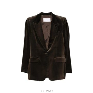 26 FW 라르디니 Angeliu velvet single breasted blazer A7ANGELIUAC