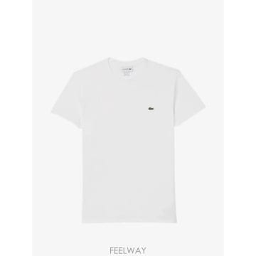 26 FW 라코스테 로고 패치 티셔츠 TH6709001 TP459218012