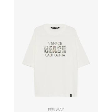 26 FW 팜앤젤스 라인스톤 장식 그래픽 프린트 티셔츠 PAMAA003JR0050384 TP458960224