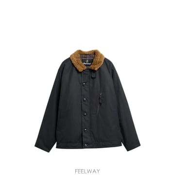 26 FW 바버 맥클로 플리스 칼라 집업 재킷 MWX2574NY51 TP459287094